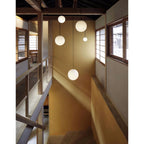 Minimalist Round Glass Pendant Light