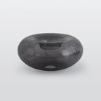Globe Ceiling Light Flush Mount Glass and Metal Fixture | Art Deco Inspired Style | Warm Ambient Lighting for Living Rooms