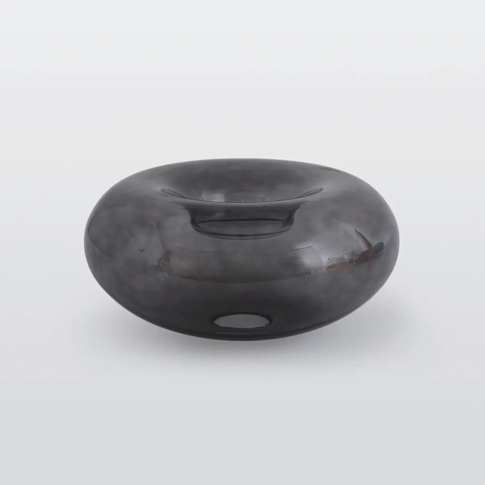 Globe Ceiling Light Flush Mount Glass and Metal Fixture | Art Deco Inspired Style | Warm Ambient Lighting for Living Rooms