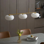 Linear Triple Glass Pendant Light