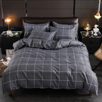 Botanical Print Duvet Cover Set Floral Pattern Bedding Collection Modern Bedroom Linen Set