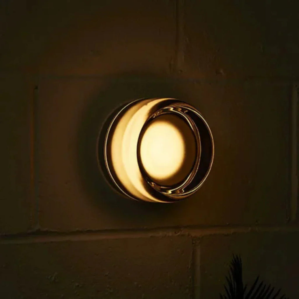 Modern Round Metal Wall Light