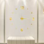 3D Wall Clock – Modern Roman Numeral Or Typographic Decorative Design