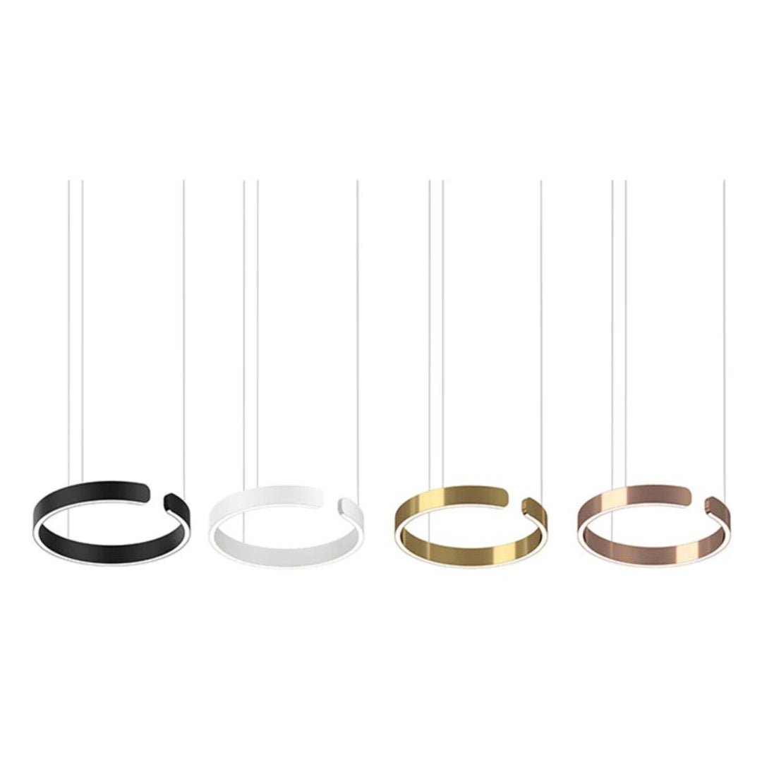Circular LED Metal Pendant Light