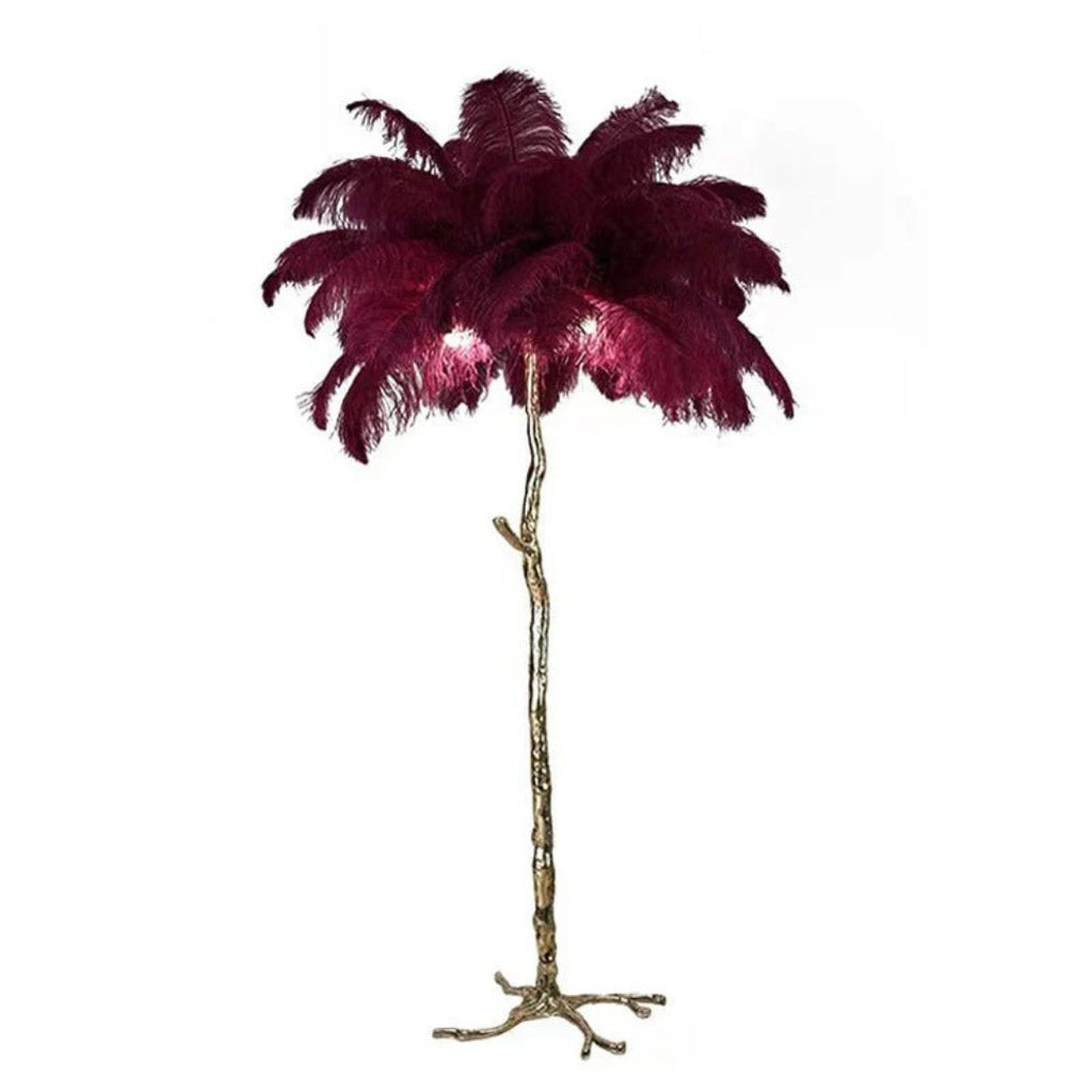 Modern Feather Floor Lamp