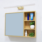 Wall Light Metal, Wood and Acrylic | IP20 LED Fixture | Bright and Even Mirror Illumination for Daily Grooming and Makeup