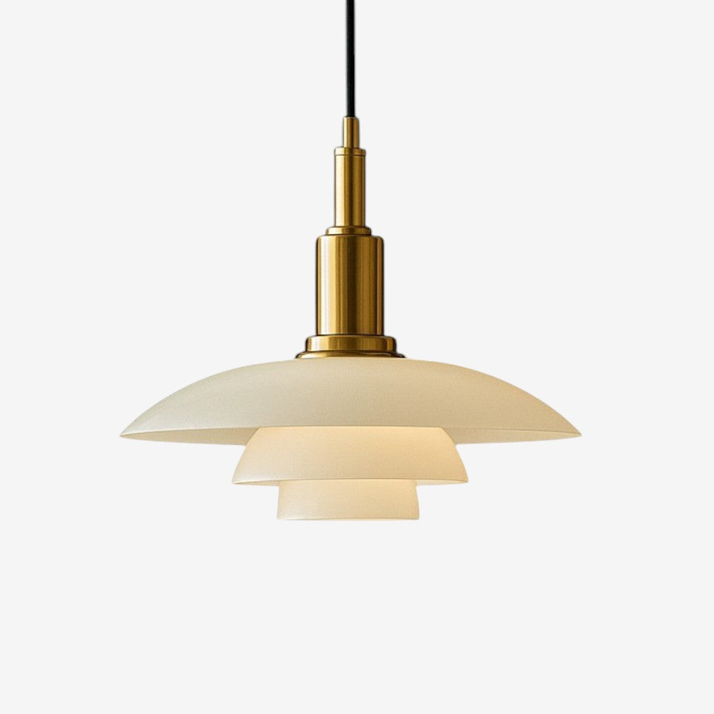 Sculpted Metal Pendant Lamp – Danish Scandinavian Minimalist Design