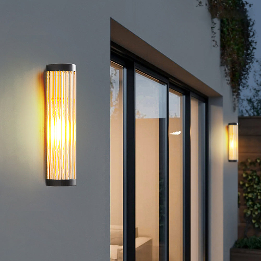Yoru Applique Murale Semi Cylindrique. Métal/Verre. Extrérieur - Neutralighting