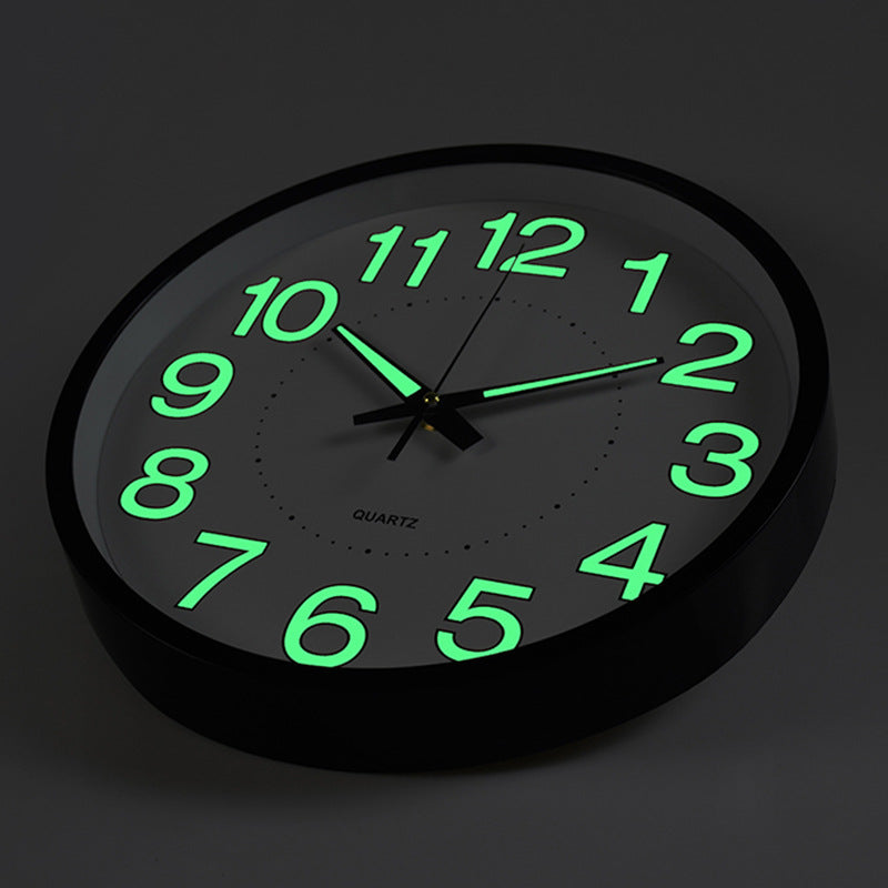 Large Luminous Wall Clock