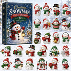 24-day Mini Christmas Calendar with Building Blocks, Unique Designs, Buildable Bricks, Includes Hanging Loops, Festive Countdown