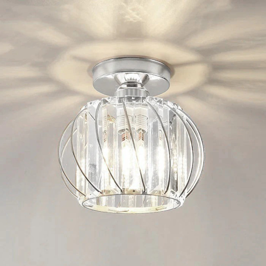 Vintage Crystal Ceiling Light