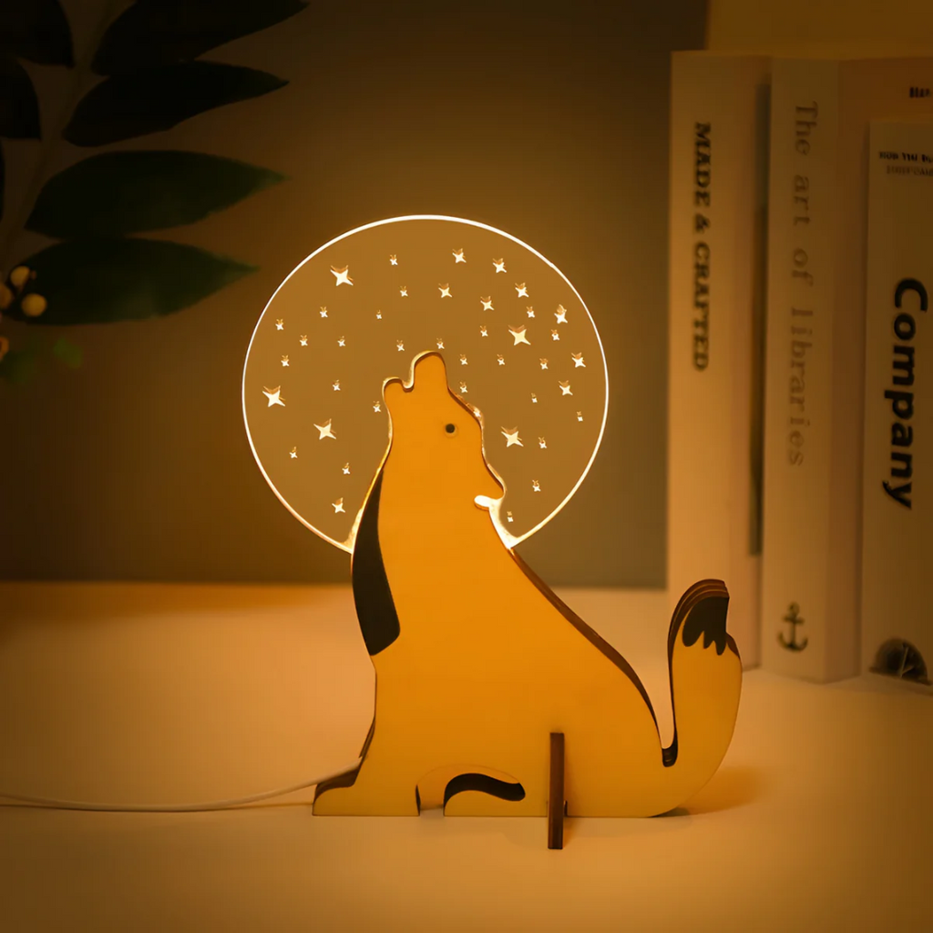 Wooden LED Table Lamp