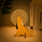 Wooden LED Table Lamp