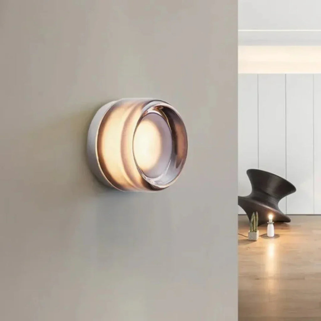 Modern Round Metal Wall Light