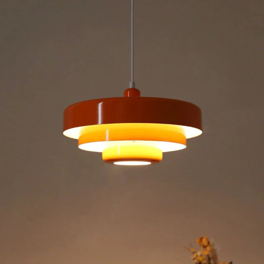 Layered Metal Pendant Light
