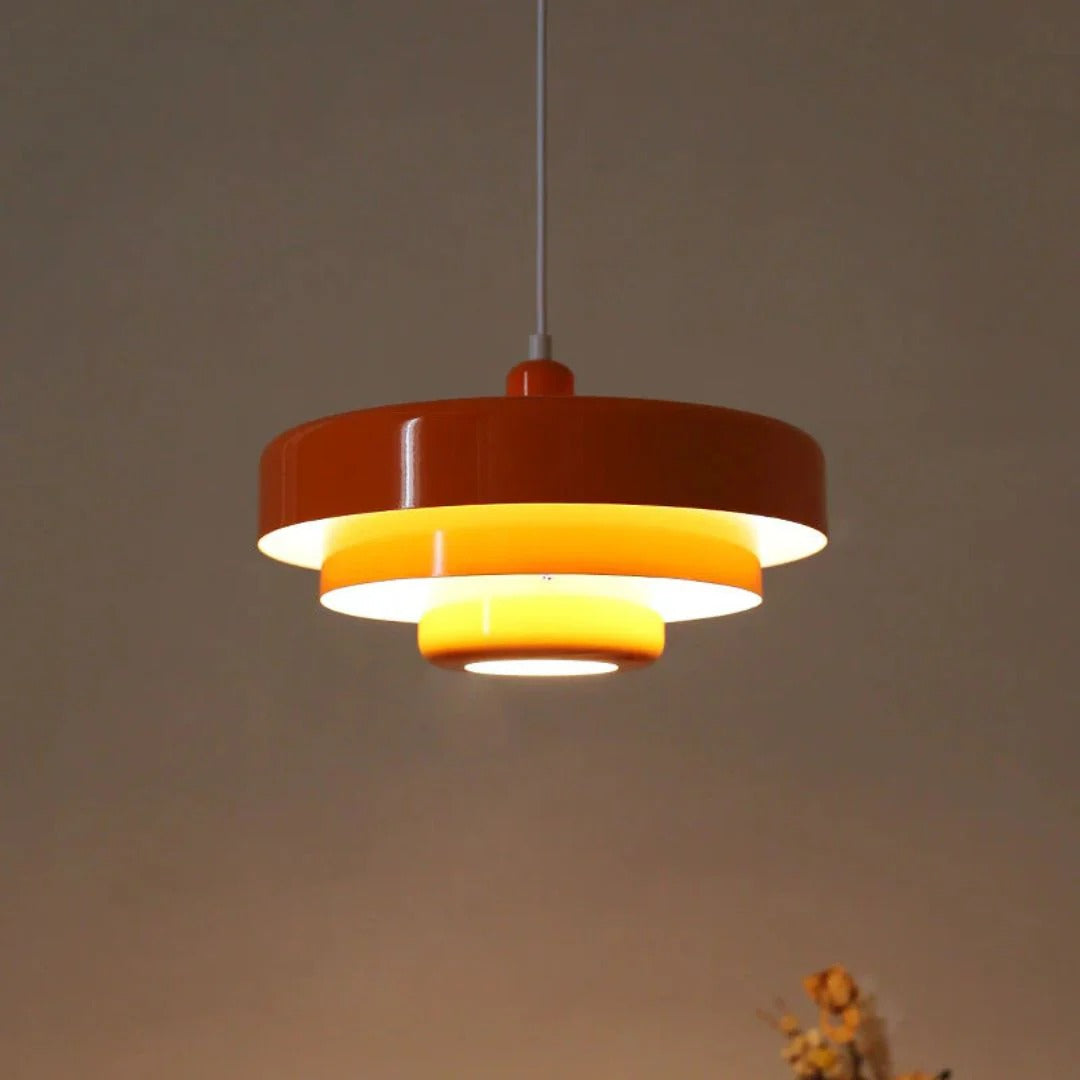 Layered Metal Pendant Light