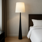 Lysenne – Scandinavian Floor Lamp with Fabric Shade