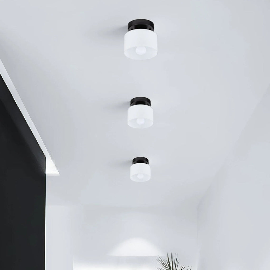 Vintage Fabric Ceiling Light