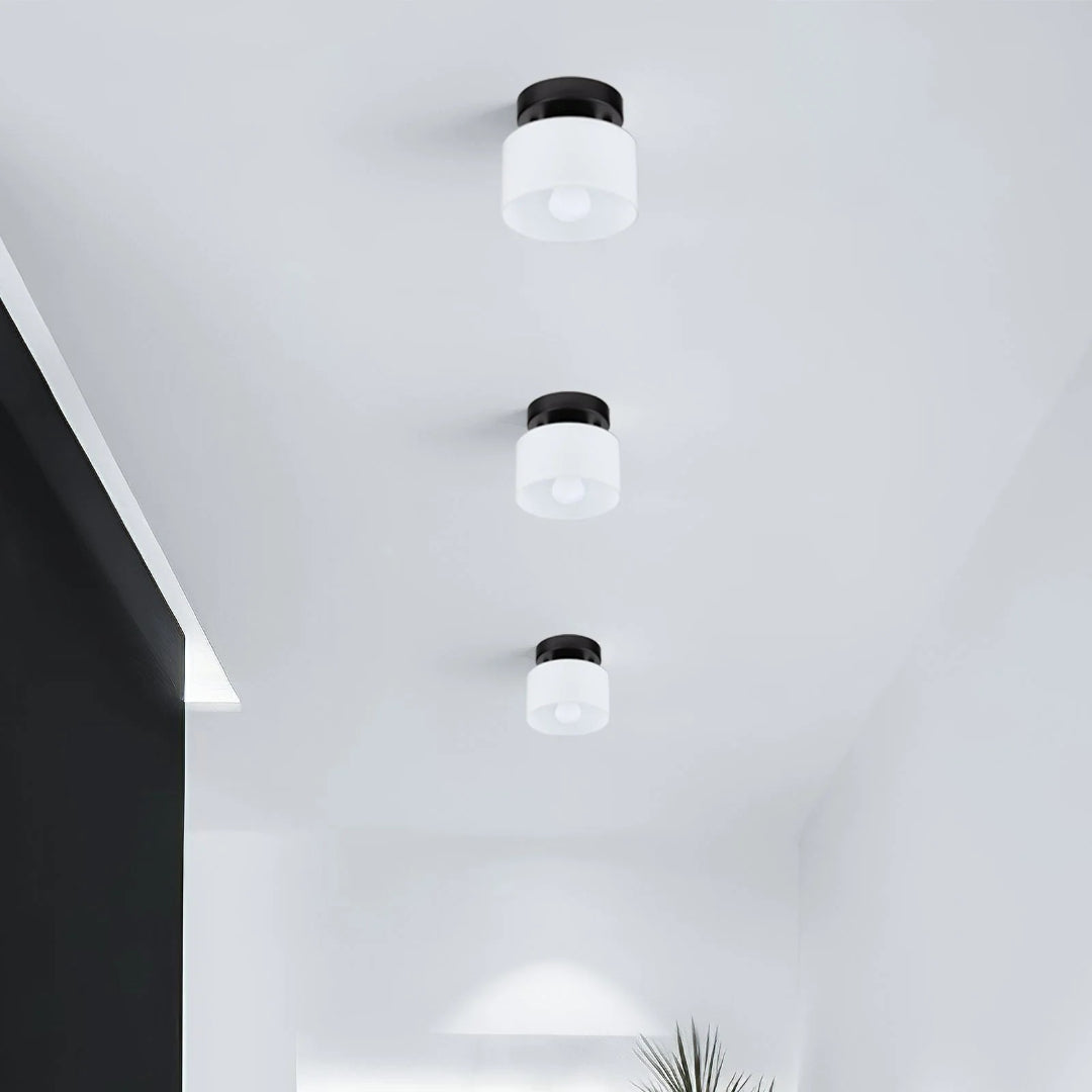 Vintage Fabric Ceiling Light