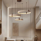 Stone Ring Pendant Light
