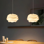 Sculptural Wave Pendant Light Modern Floral Chandelier Contemporary Ceiling Fixture