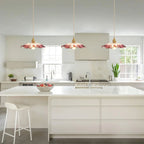 Flower Shaped Glass Pendant Lamp – Sculptural Romantic Warm Glow Design