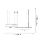 Circular LED Metal Pendant Light