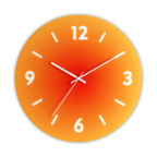 Sunset Glass Design Wall Clock
