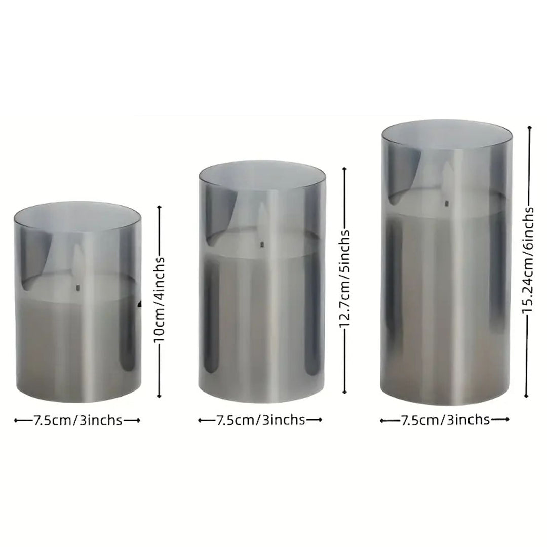 Flameless LED Candles – Battery Powered With Timer For Safe Ambient Decor