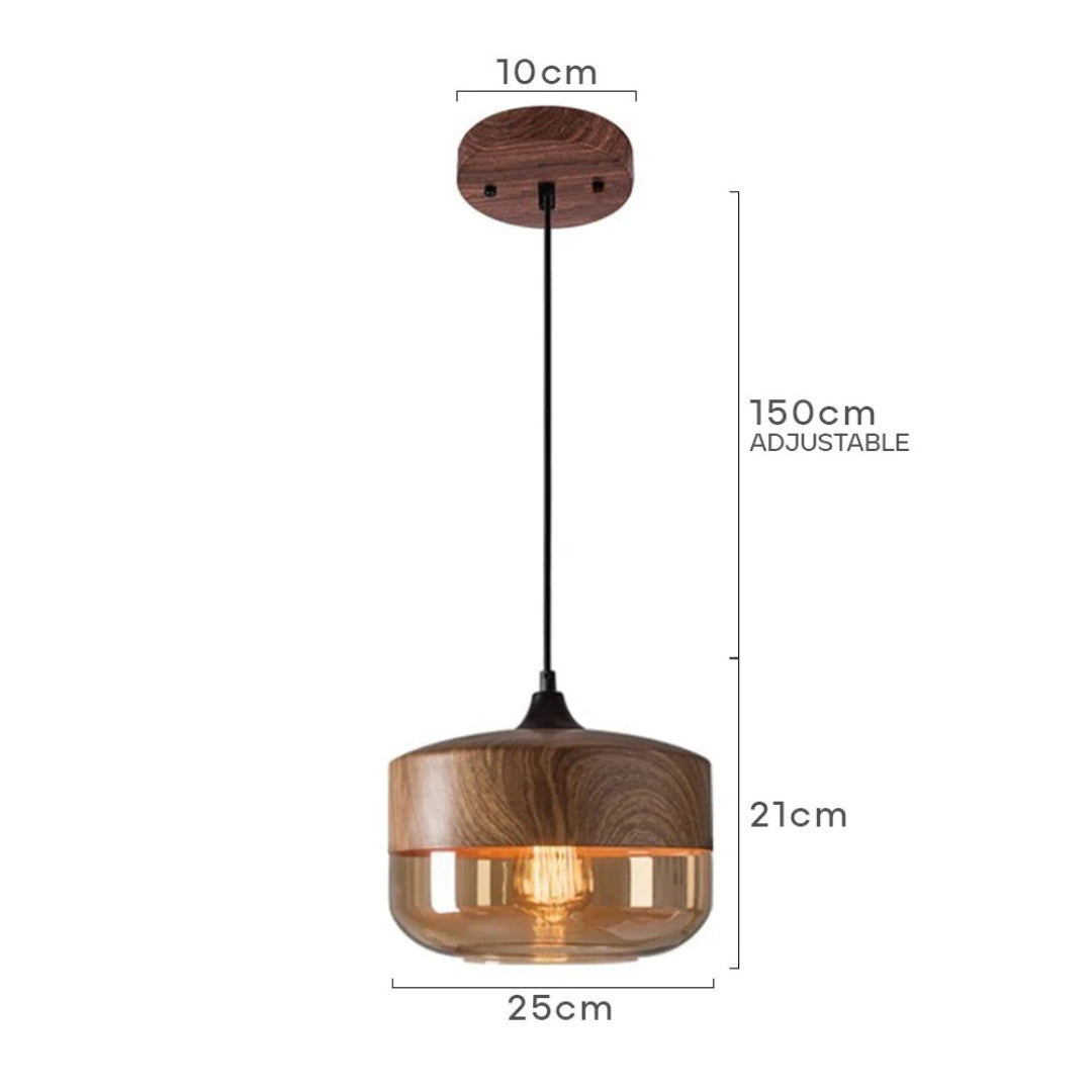 Scandinavian Glass Pendant Light