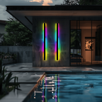 Minimalist RGB Outdoor Wall Light