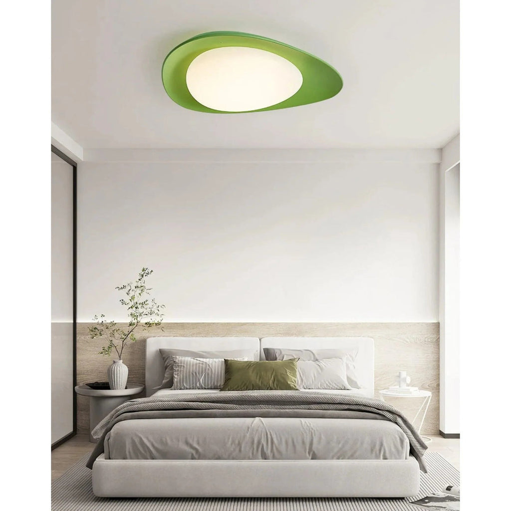 Contemporary Leaf-Shaped LED Ceiling Light