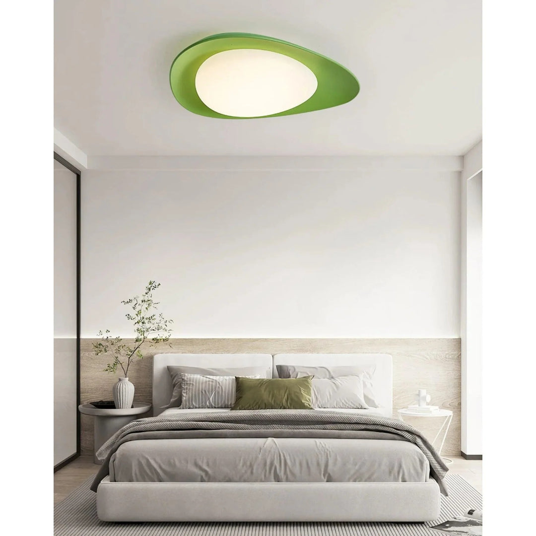Contemporary Leaf-Shaped LED Ceiling Light