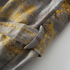 100% Cotton Kimono Bathrobe | Lightweight Breathable Dressing Gown | Soft Retro Style Spa Robe for Everyday Loungewear