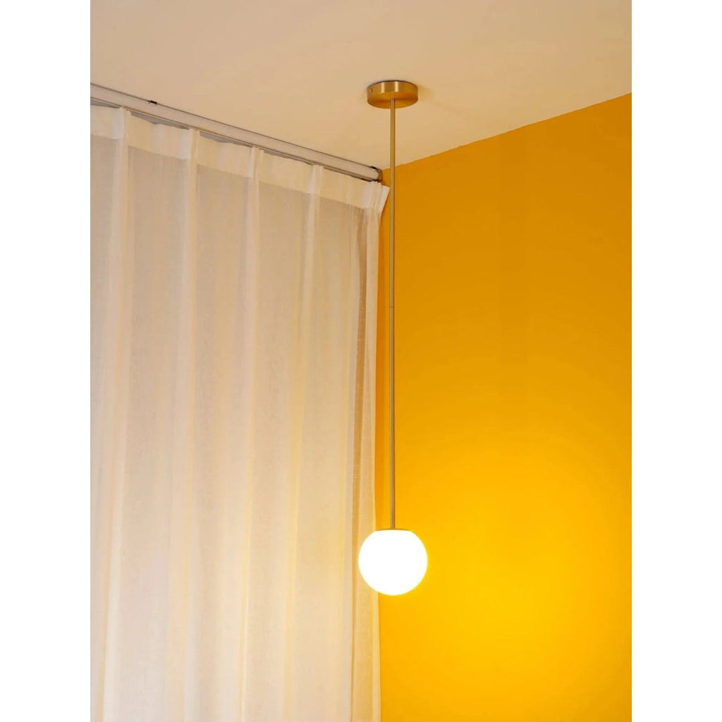 Minimalist Round Glass Pendant Light
