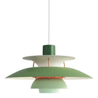Contemporary Layered Metal Pendant Light