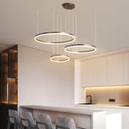 Remi Suspension Anneau Moderne Métal Noir/Doré/Café Salon - Neutralighting