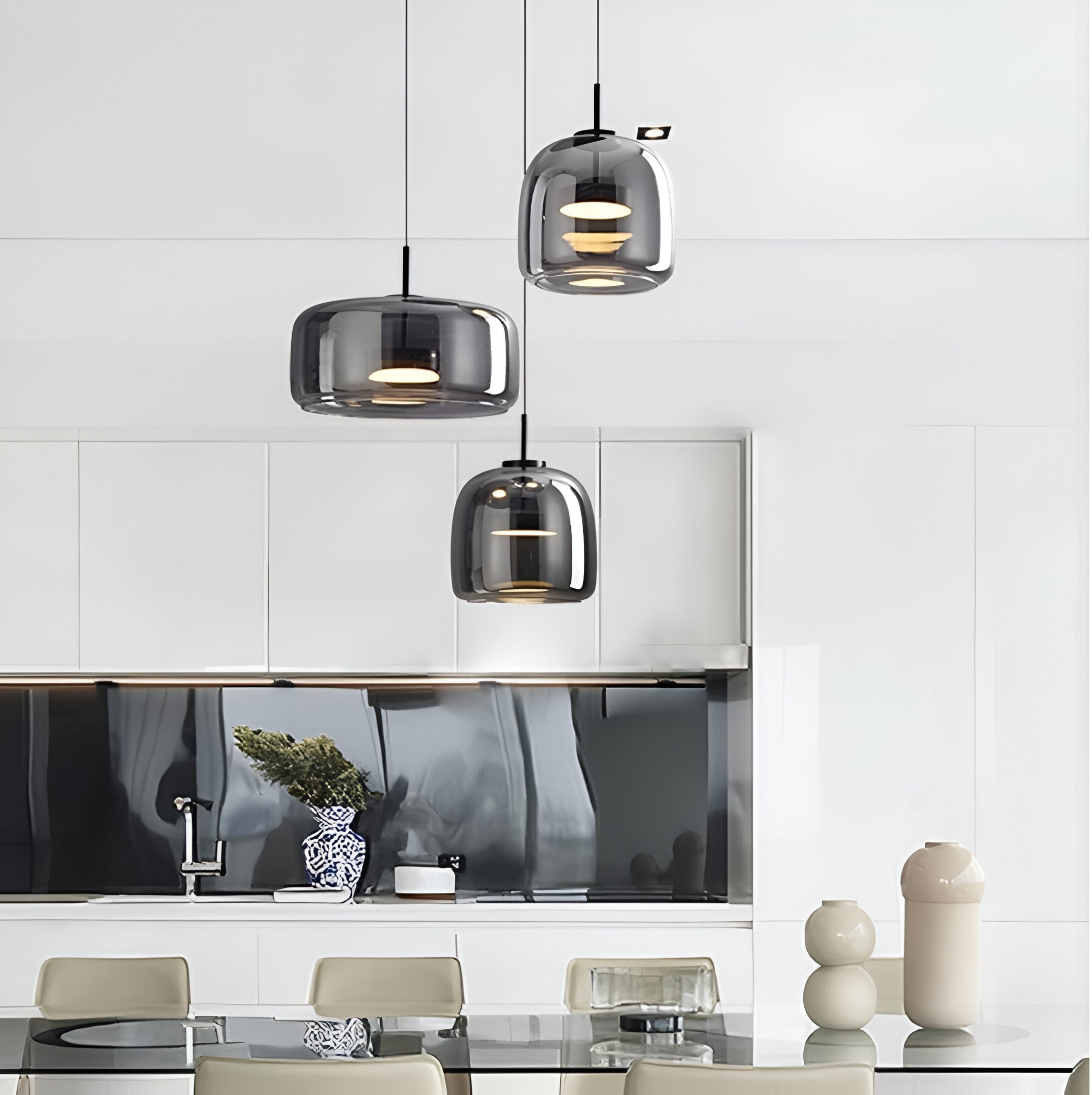 Retro Glass Pendant Light