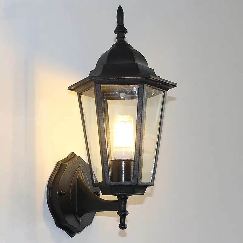 Vintage Metal Lantern Wall Lamp