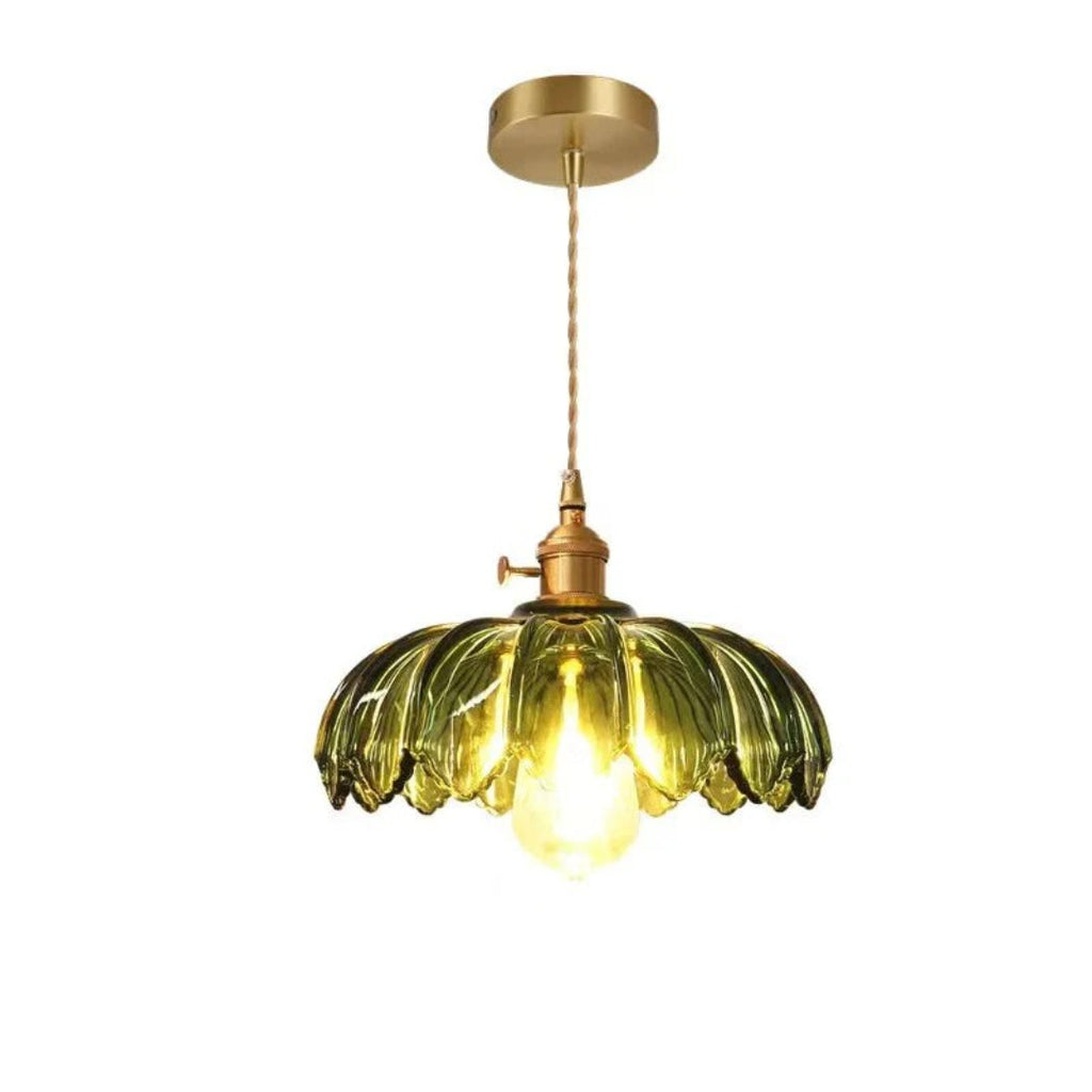 Retro Floral Pendant Light