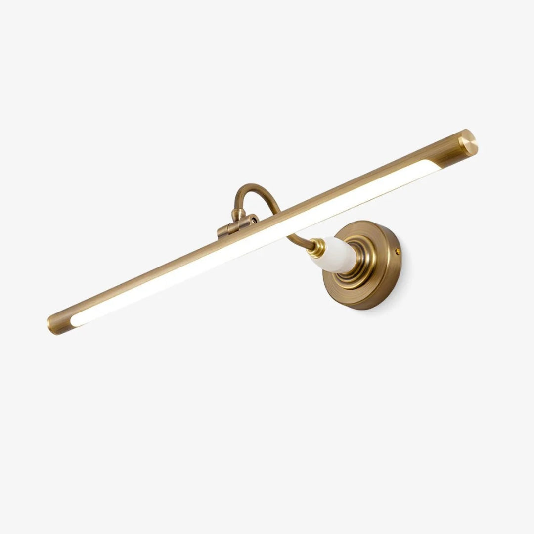 Linear Brass Wall Light