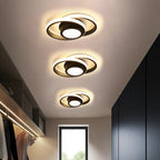 Contemporary Double Ring Ceiling Light