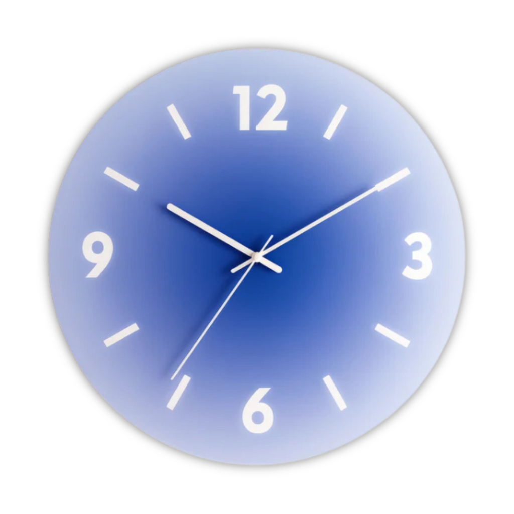 Sunset Glass Design Wall Clock