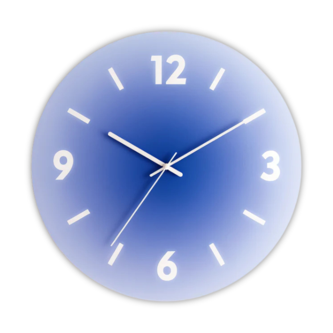 Sunset Glass Design Wall Clock