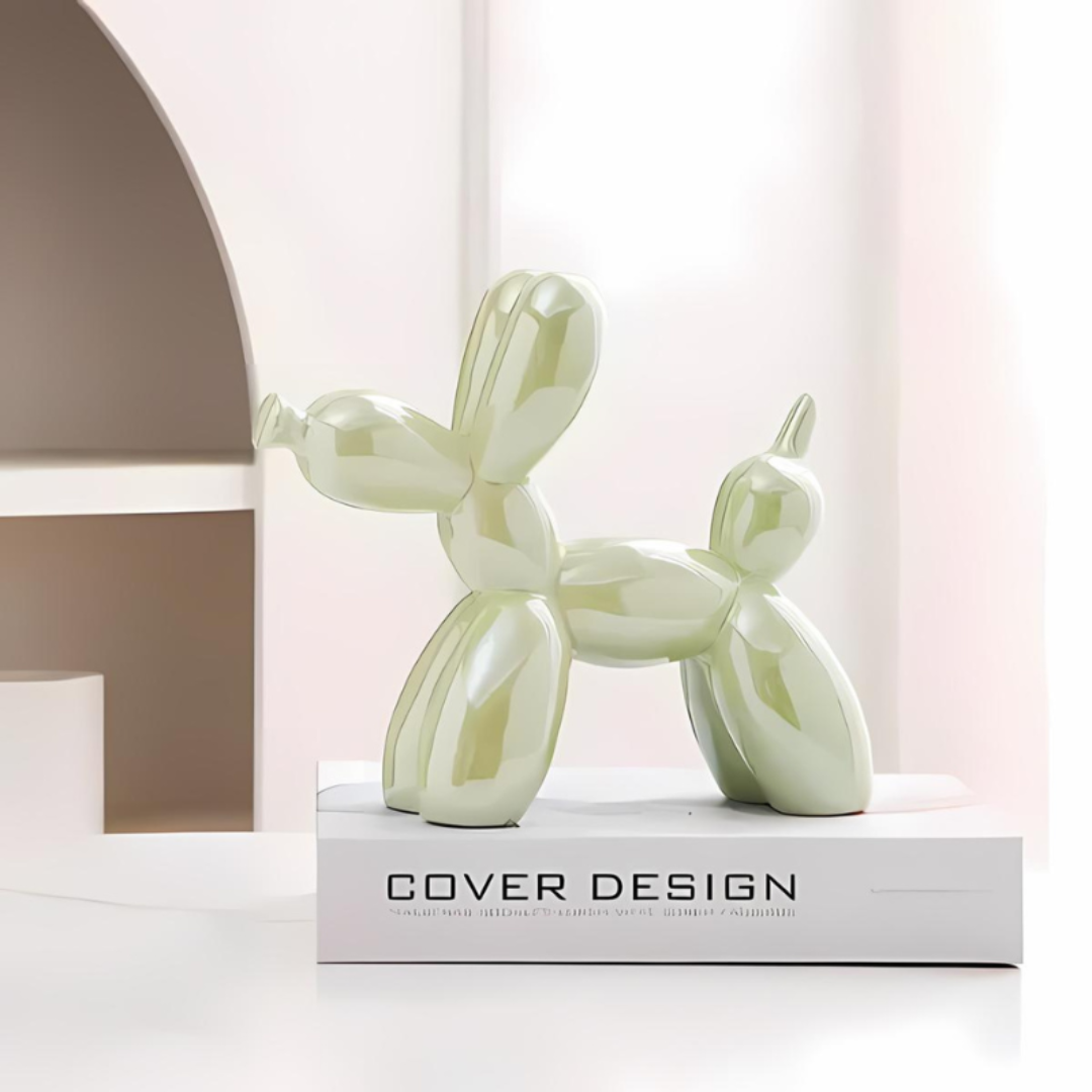 Decorative Ceramic Balloon Dog Statue