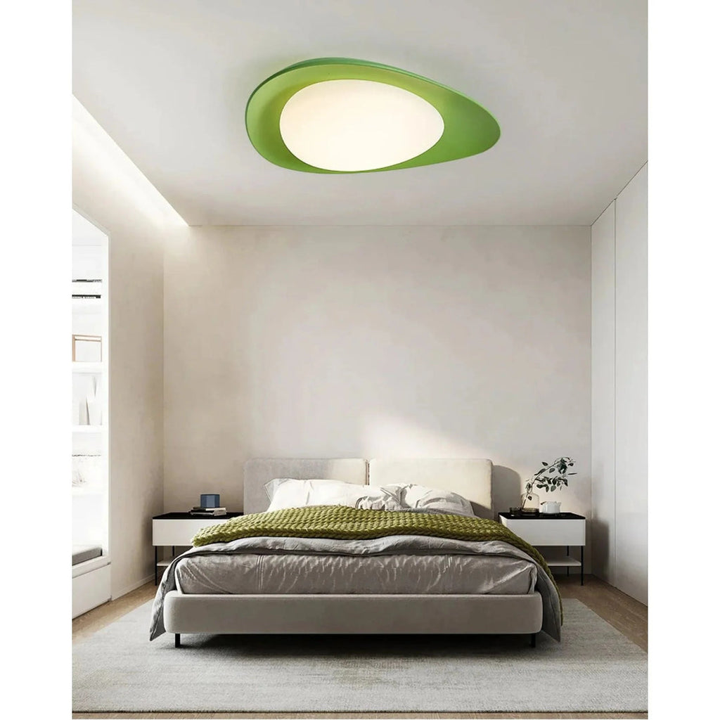 Contemporary Leaf-Shaped LED Ceiling Light