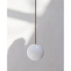 Minimalist Round Glass Pendant Light
