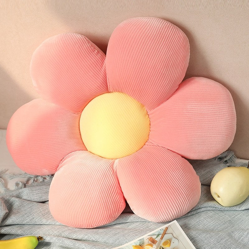 Flower-Shaped Decorative Throw Pillow