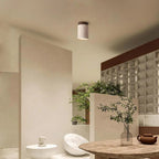 Travertine Wood Ceiling Light