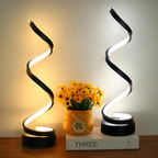 LED Spiral Design Table Lamp